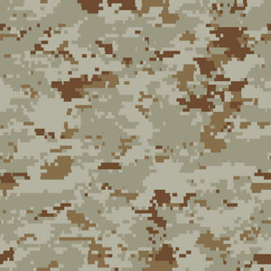 Digital pixelated camouflage pattern