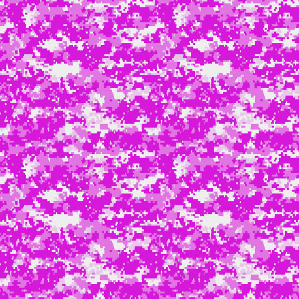 Abstract pixelated pattern in shades of purple and white