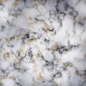 White marble texture with gold and gray veins pattern