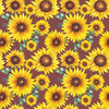 Sunflower Pattern 1 - Pattern Vinyl and HTV