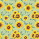 Sunflower Pattern 4 - Pattern Vinyl and HTV