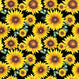 Sunflower Pattern 7 - Pattern Vinyl and HTV