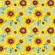 Sunflower Pattern 10 - Pattern Vinyl and HTV