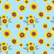 Sunflower Pattern 16 - Pattern Vinyl and HTV