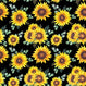 Sunflower Pattern 18 - Pattern Vinyl and HTV