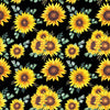 Sunflower Pattern 18 - Pattern Vinyl and HTV