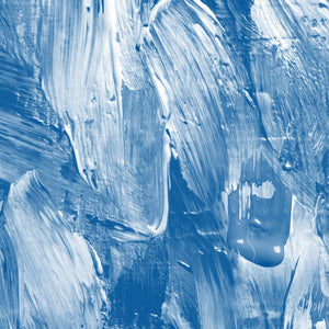 Abstract blue paint strokes pattern