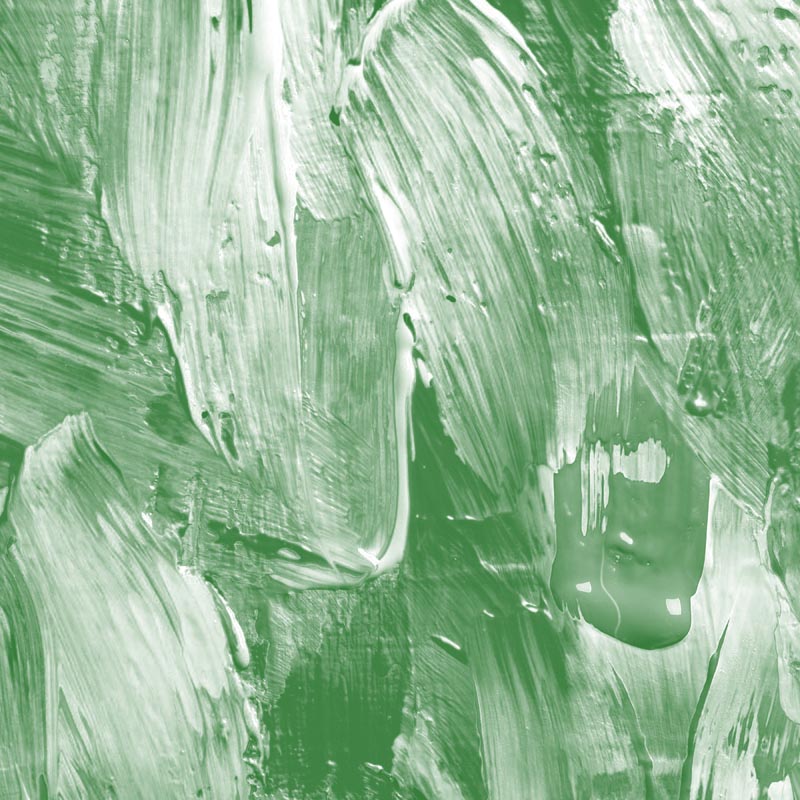 Abstract textured green brushstrokes pattern