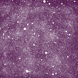 Purple glittery pattern with white speckles resembling stars
