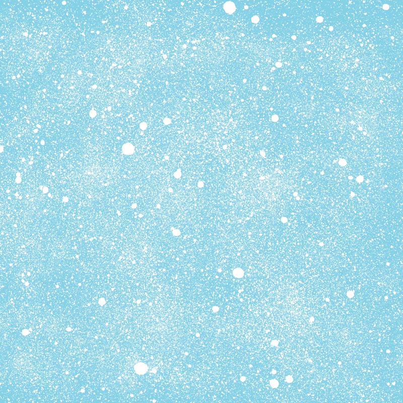 Light blue background with white snowflake pattern