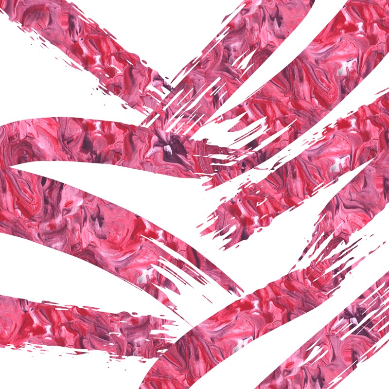 Abstract crimson and white marble pattern