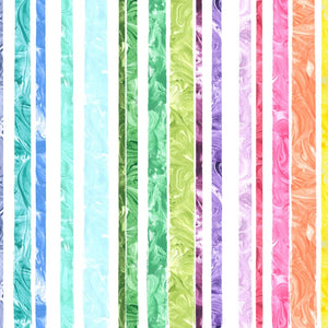 Colorful vertical striped pattern with marbled texture