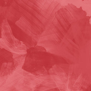 Abstract red floral pattern with brushstroke texture