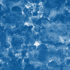 Abstract indigo blue watercolor pattern