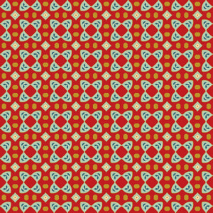 Geometric retro pattern with repeating shapes