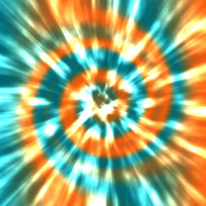 Abstract tie-dye pattern with a burst of colors