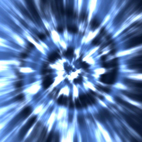 Abstract blue explosion pattern