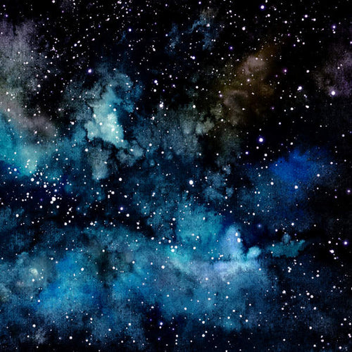 Abstract cosmic pattern with stars