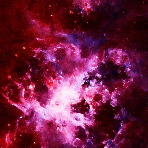Abstract cosmic pattern with nebula-like textures