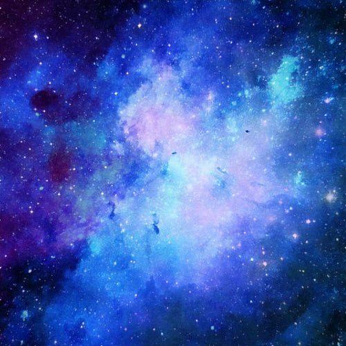 Abstract celestial pattern with nebula-like formations.