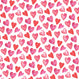 Small Red Hearts - Pattern Vinyl and HTV