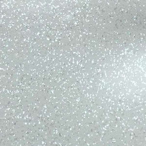 Crafter's Vinyl Supply Cut Vinyl 12" x 1 Yard Authentic Glitter - White by Crafters Vinyl Supply