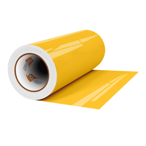 Crafter's Vinyl Supply Cut Vinyl 12" x 1 Yard ORACAL® 651 Vinyl - 021 Yellow - Gloss Finish by Crafters Vinyl Supply