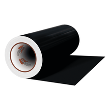 Load image into Gallery viewer, Crafter&#39;s Vinyl Supply Cut Vinyl 12&quot; x 1 Yard ORACAL® 651 Vinyl - 070 Black - Matte Finish by Crafters Vinyl Supply