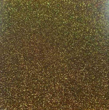 Load image into Gallery viewer, Crafter&#39;s Vinyl Supply Cut Vinyl 20” x 12” Siser Glitter Black Gold by Crafters Vinyl Supply