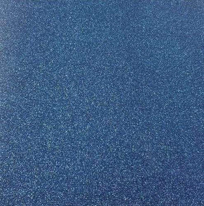 Crafter's Vinyl Supply Cut Vinyl 20” x 12” Siser Glitter Blue by Crafters Vinyl Supply