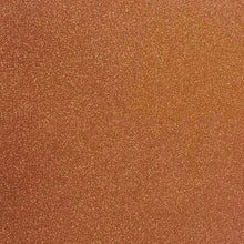 Load image into Gallery viewer, Crafter&#39;s Vinyl Supply Cut Vinyl 20” x 12” Siser Glitter Copper by Crafters Vinyl Supply