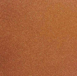 Crafter's Vinyl Supply Cut Vinyl 20” x 12” Siser Glitter Copper by Crafters Vinyl Supply