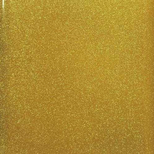 Crafter's Vinyl Supply Cut Vinyl 20” x 12” Siser Glitter Gold by Crafters Vinyl Supply