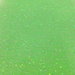 Crafter's Vinyl Supply Cut Vinyl 20” x 12” Siser Glitter Neon Green by Crafters Vinyl Supply
