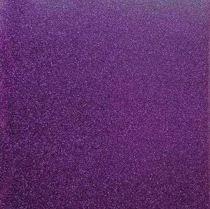 Crafter's Vinyl Supply Cut Vinyl 20” x 12” Siser Glitter Purple by Crafters Vinyl Supply