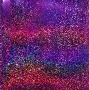 Crafter's Vinyl Supply Cut Vinyl 20” x 12” Siser Holographic Purple by Crafters Vinyl Supply