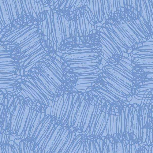 Abstract blue knit stitch pattern