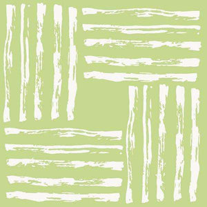 Abstract hand-painted brushstrokes pattern in sage green and cream