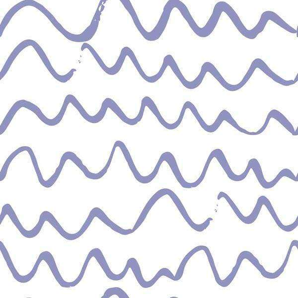 Seamless wavy pattern in purple and white