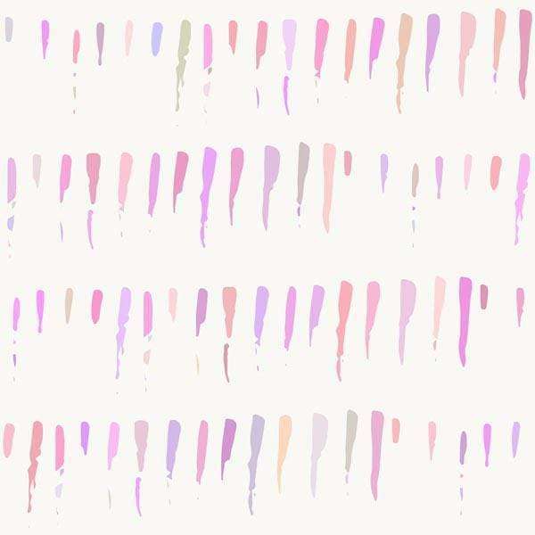 Abstract pastel vertical drip pattern