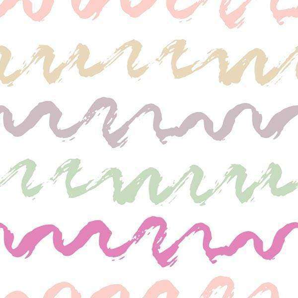 Abstract wave pattern with brushstroke texture