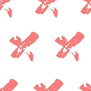 Abstract coral pattern on white background