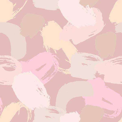 Abstract pattern with brush strokes in pastel shades