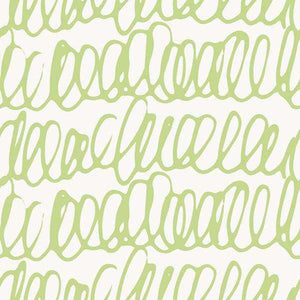 Abstract green looping lines pattern