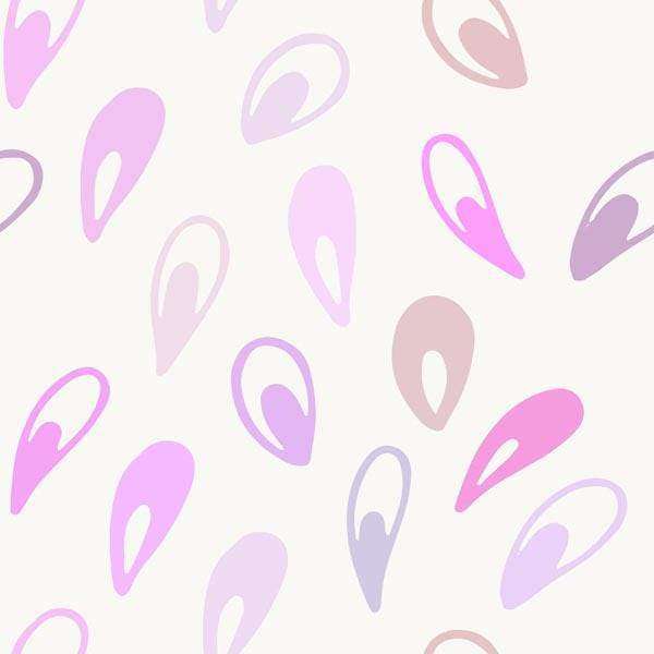 Abstract pastel paisley pattern