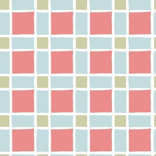 Square pattern in soft pastel shades with grid layout