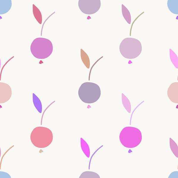 Pastel fruit pattern