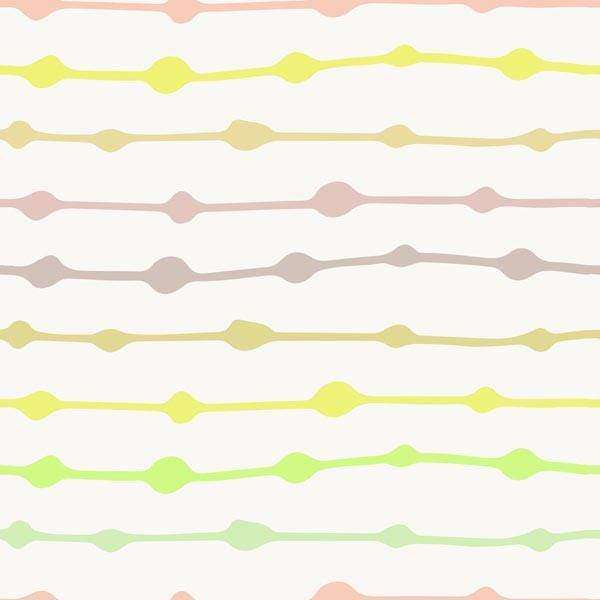 Abstract wavy lines in soft pastel colors