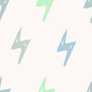 Abstract pastel lightning bolt pattern