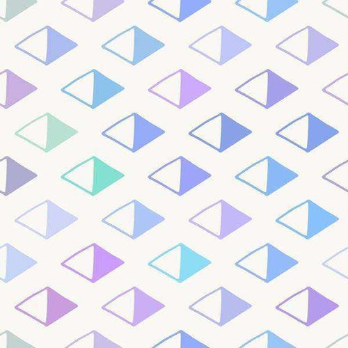 Abstract geometric pattern with triangular shapes in pastel colors